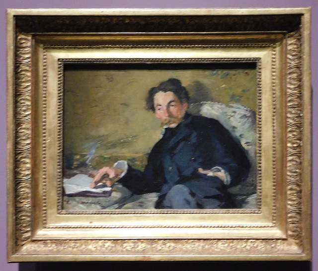 Stephane Mallarme by Manet in the Metropolitan Museum of Art, December 2023