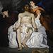 Detail of Dead Christ with Angels by Manet in the Metropolitan Museum of Art, December 2023