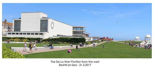 De La Warr Pavilion from the west - Bexhill - 31.5.2017