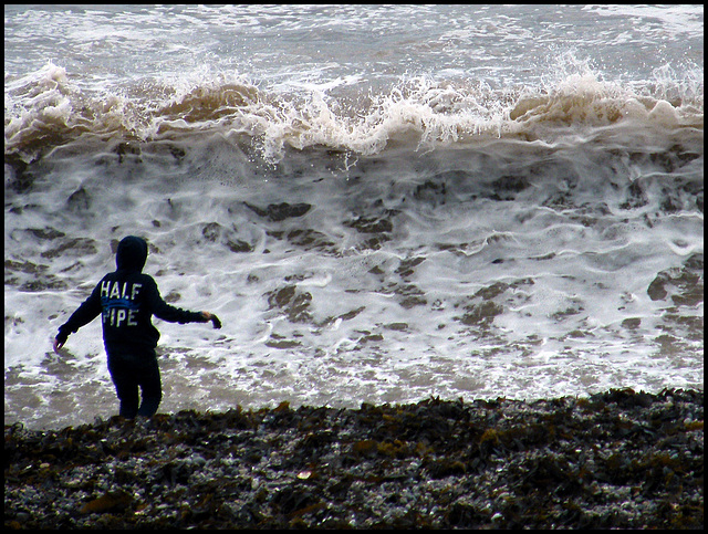 waves at West Beach