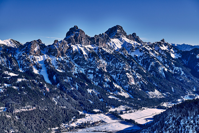 Die vier Großen im Tannheimer Tal