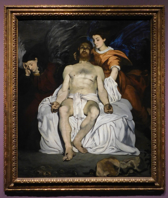 Dead Christ with Angels by Manet in the Metropolitan Museum of Art, December 2023