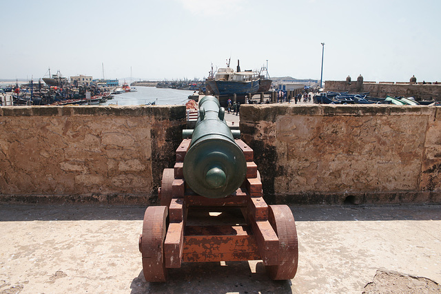 Canon Guarding Essaouira