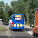 Back on the road again!! Freestones Coaches (Megabus contractor) YN14 FVR at Barton Mills - 3 Jul 2020 (P1070057)