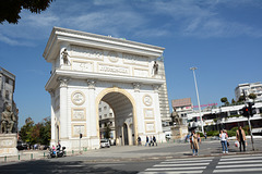 North Macedonia, Skopje, Macedonia Gate