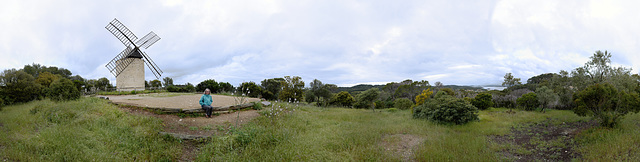 panorama, moulin Porquerolles