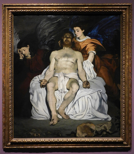 Dead Christ with Angels by Manet in the Metropolitan Museum of Art, December 2023