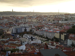 Lisbon and Tagus River, from Graça Belvedere.