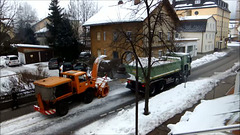 Clearing snow in the Allgäu, Pictures 2 from 3. ©UdoSm