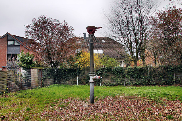 Protegohaube über dem ehem. Schacht 5 der Zeche Shamrock (Herne) / 8.04.2023