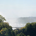 Zambia, "Knife Edge" Bridge with Victoria Falls in the Background