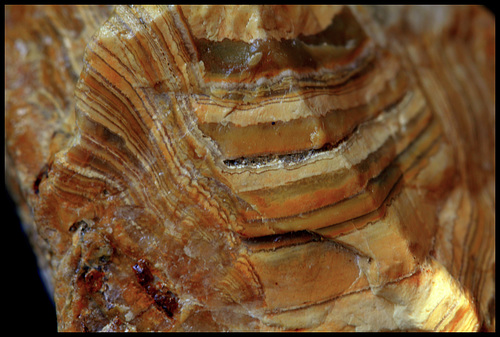 Agate calcédoine rubanée