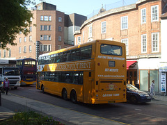 DSCF1558 Sanders Coaches OU05 AVB in Norwich - 11 Sep 2015