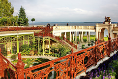 Die Orangerie im Burggarten des Schweriner Schlosses