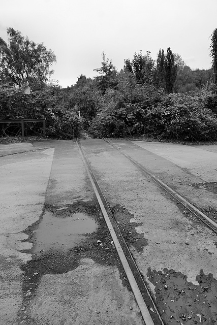 Gleisreste auf der Boystraße (Gladbeck-Brauck) / 22.09.2018