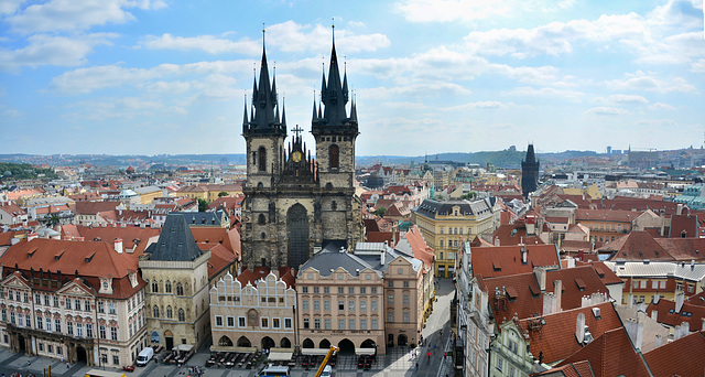 Prague 2019 – View of Church of Our Lady before Týn