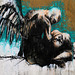 " L'Ange gardien " - Oeuvre de Guy Denning - Fresque à Saint-Brieuc