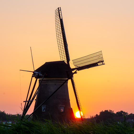 Niederlande - Kinderdijk - Museummolen Nederwaard