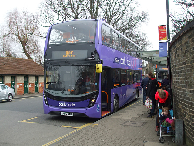 DSCF6216 Stagecoach East (Cambus) SN66 WAU in Cambridge - 10 Mar 2017 DSCF6216 Stagecoach East (Cambus) SN66 WAU in Cambridge - 10 Mar 2017