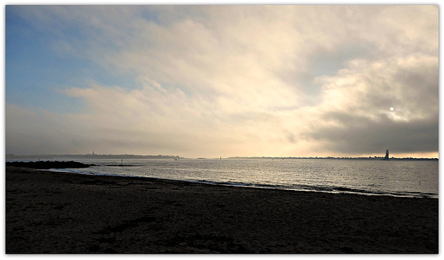 dans la brume du matin,