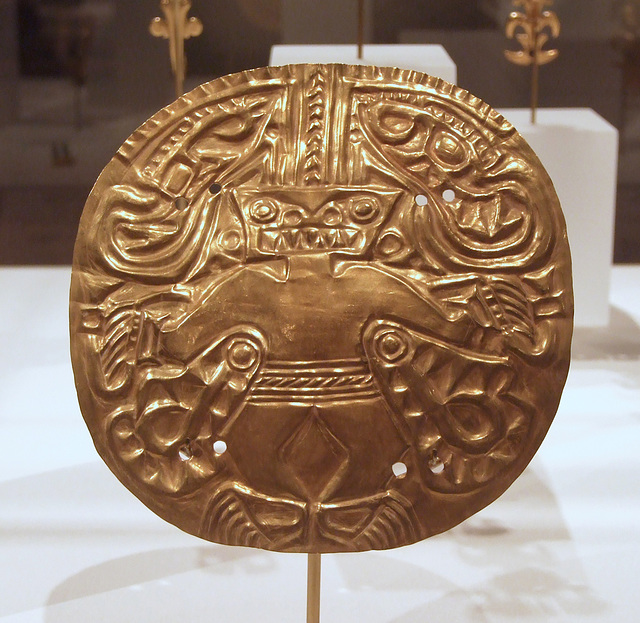 Gold Plaque with a Masked Figure in the Metropolitan Museum of Art, February 2012