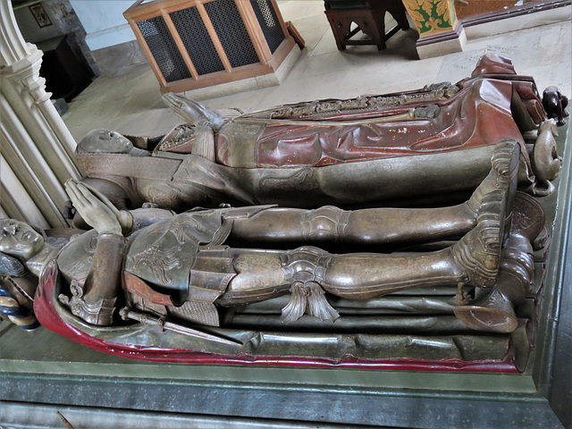 great brington church, northants (47)c16 tomb of sir john spencer +1522 and isabella graunt