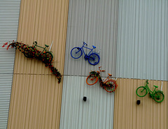 Bikes on a Wall