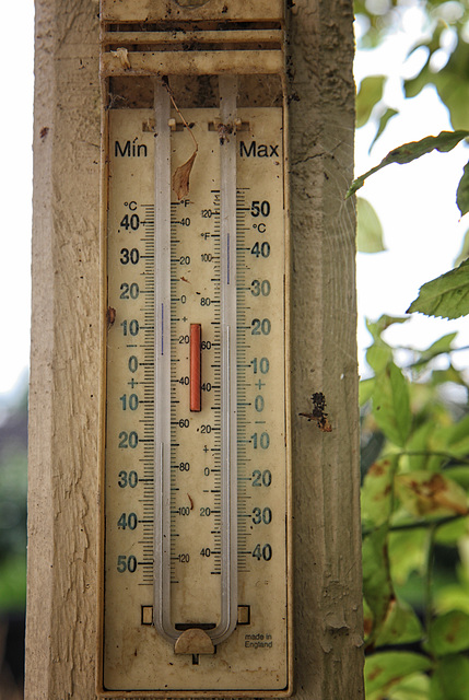 Maximum and Minimum temperatures from April to September