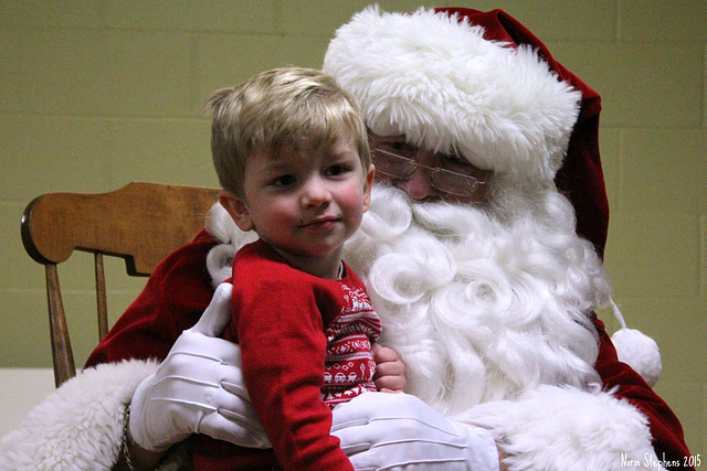 Ollie and Santa