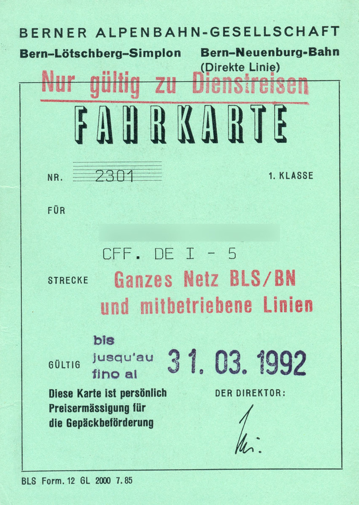 Carte service BLS