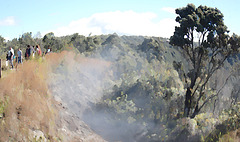 Steam from the depth of the land