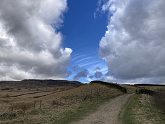 A gap in the clouds