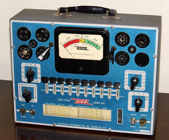 Eico-625 tube tester