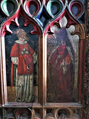 widecombe in the moor church, devon , c16 rood screen dado (3)