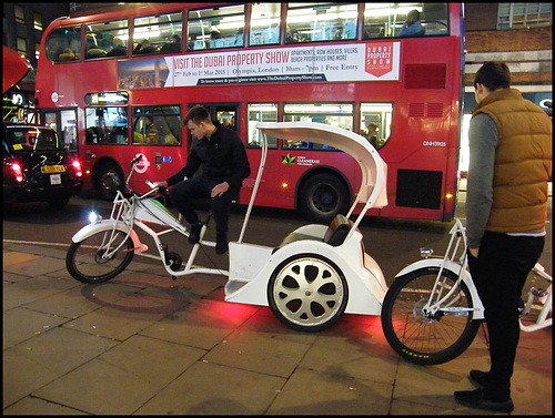 London rickshaws