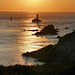 La Pointe Du Raz am Abend