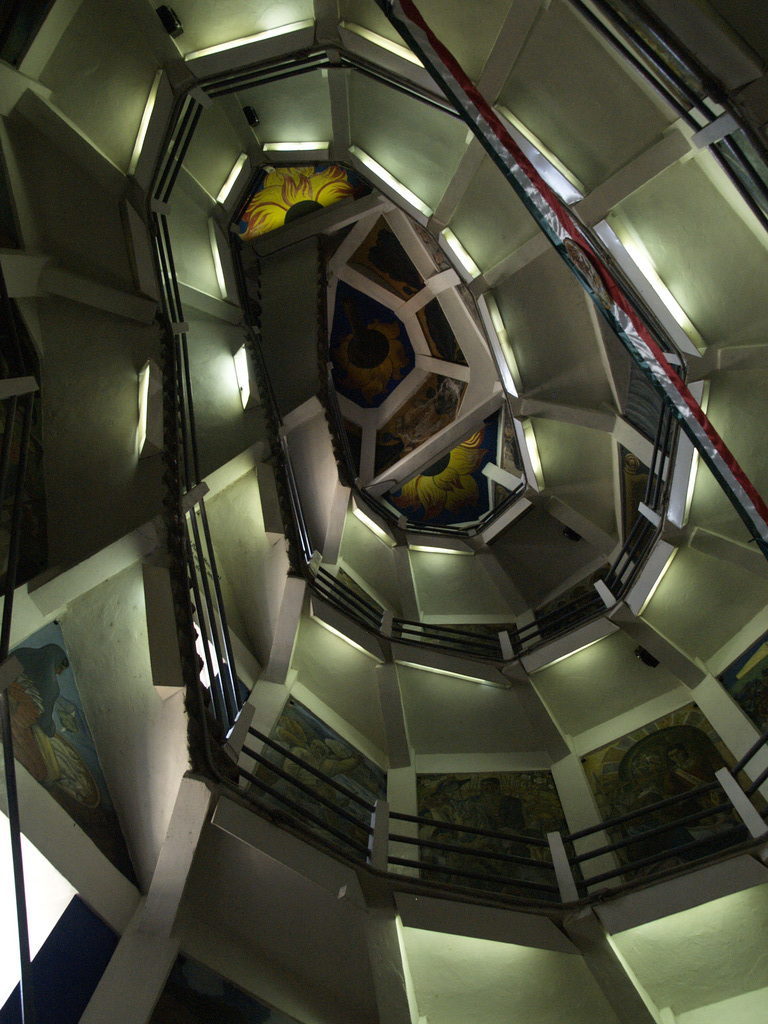 inside the José María Morelos statue