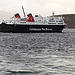 CalMac Ferry MV Isle of Lewis leaving Oban 30th December 2019