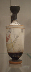 Terracotta Lekythos Attributed to the Sabouoff Painter in the Metropolitan Museum of Art, February 2012