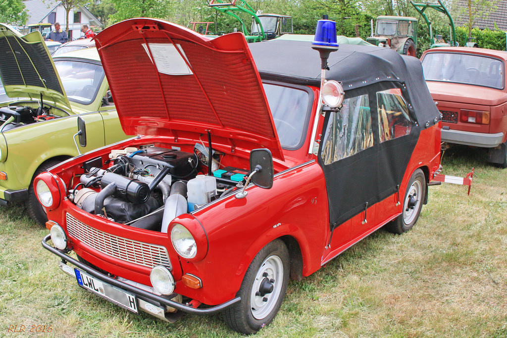 Trabant P 601 Kübel als Feuerwehr-Kommandofahrzeug