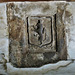 great brington church, northants (41)heraldry on tomb of anne seagrave +1626 on chancel floor