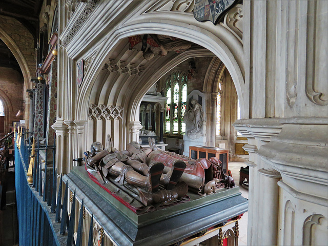 great brington church, northants (40)c16 tomb of sir john spencer +1522 and isabella graunt