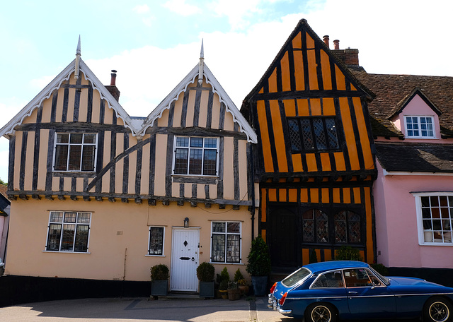 Crooked walls at Lavenham