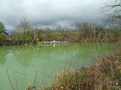 Zusammenfluss von Emme und Aare