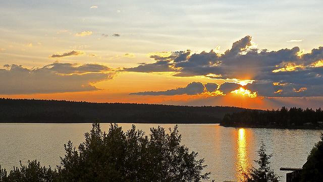 7:30 p.m. Shot from our deck.