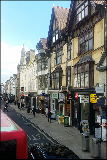 top of the high street