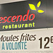 Carcassonne - Moule frites
