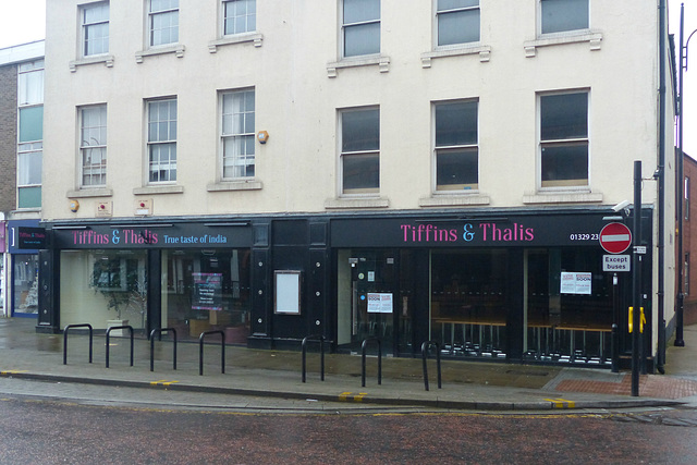 Tiffins & Thalis, Fareham - 25 December 2017