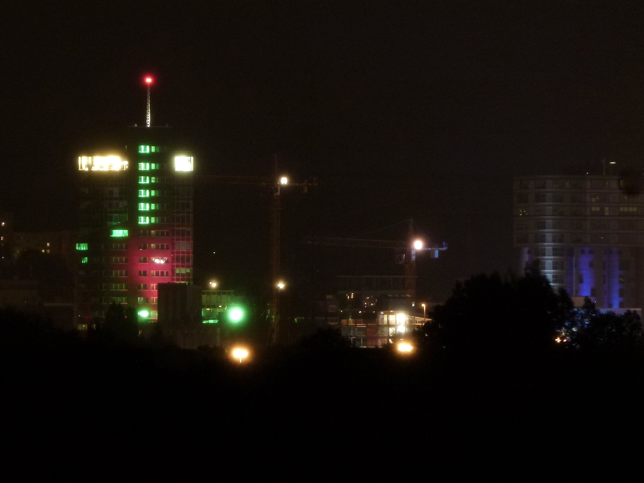 Nacht der Lichter  im Harburger Binnenhafen