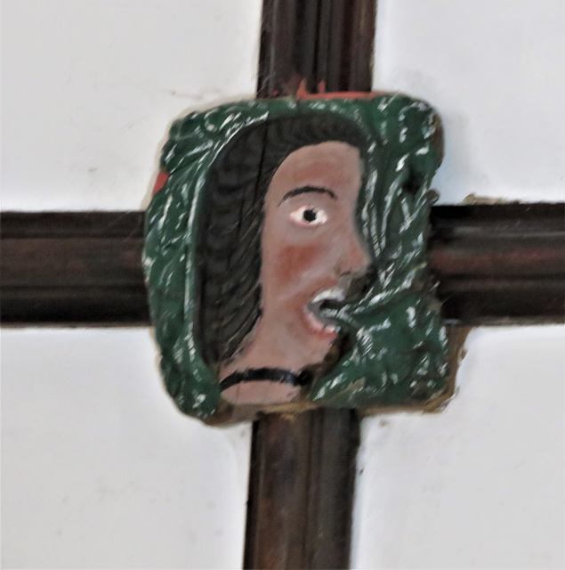 widecombe in the moor church, devon , c16 wooden boss (5)